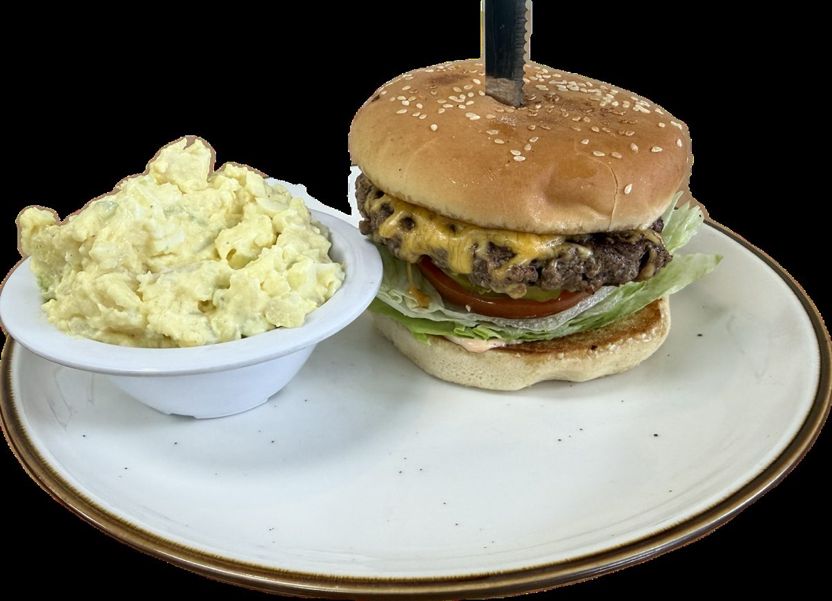Café Cheese Burger.