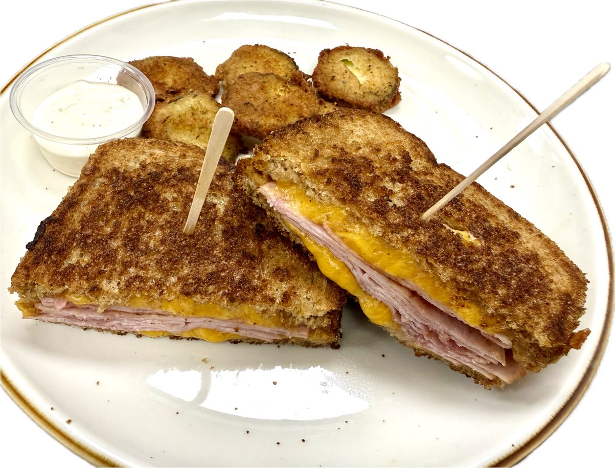 Grilled Ham & Cheese Sandwich.