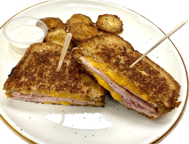 Grilled Ham & Cheese Sandwich.