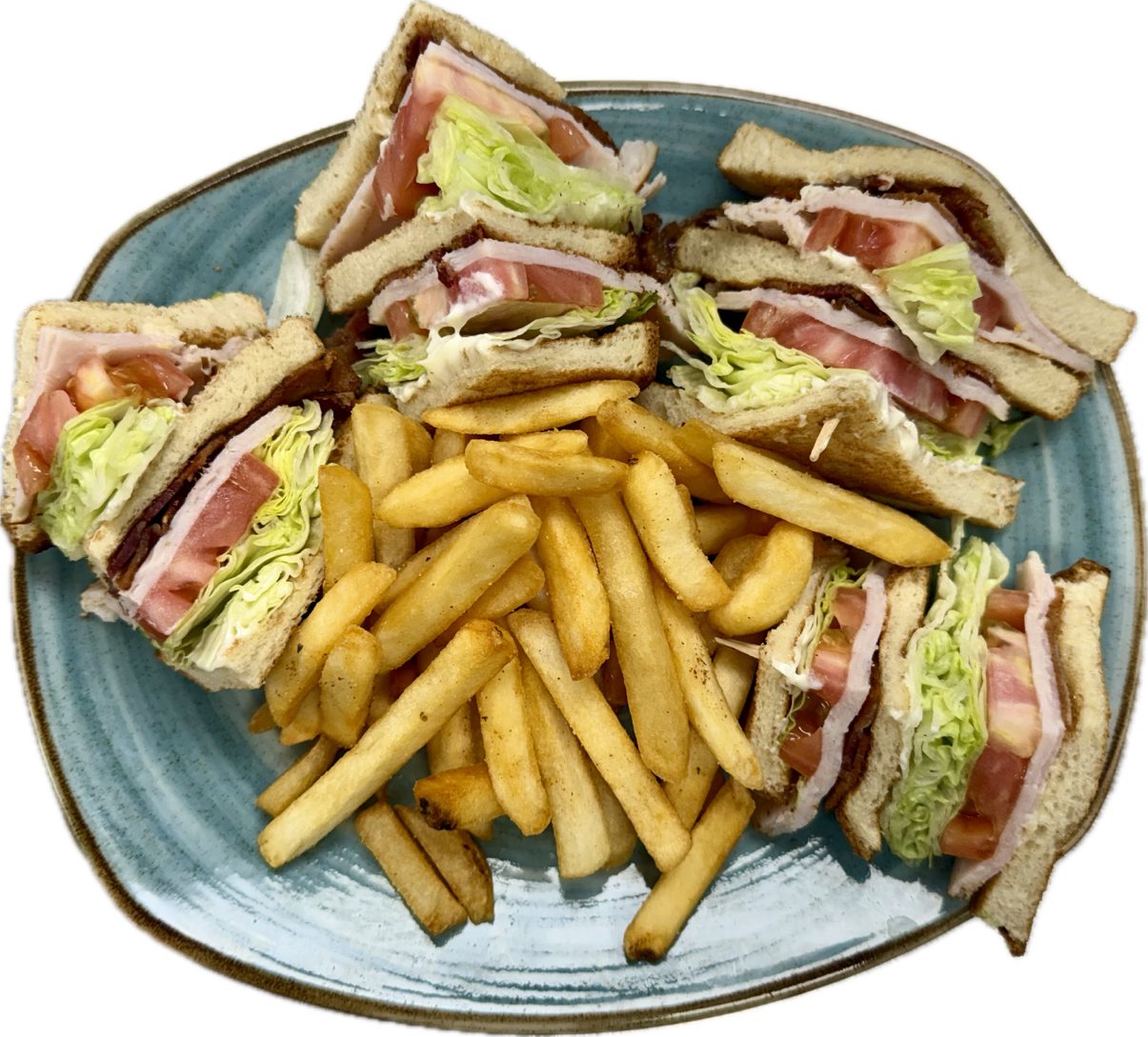 Turkey Club Sandwich.