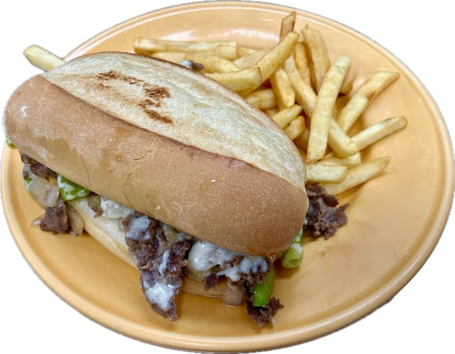 Philly Cheese Steak Sandwich.