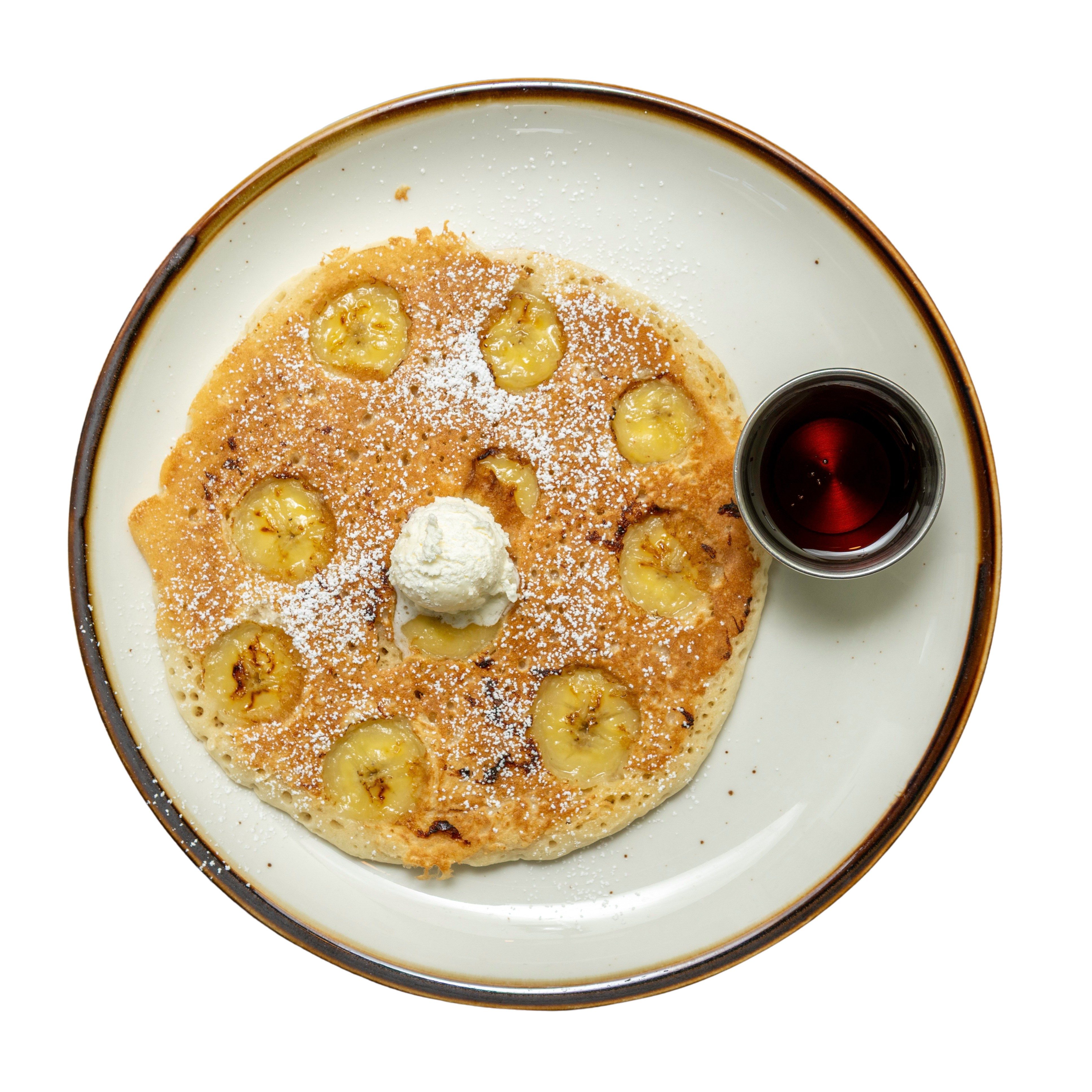 2 pcs Banana Pancakes.