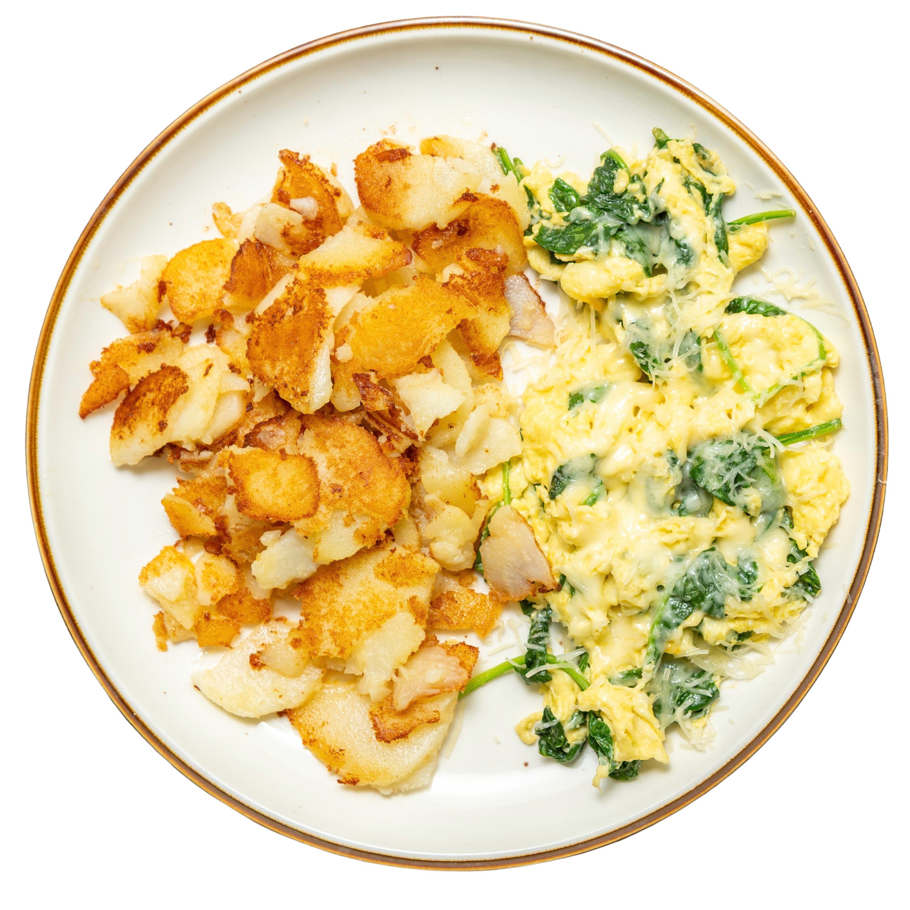 Spinach & Jack Scramble.