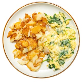Spinach & Jack Scramble
