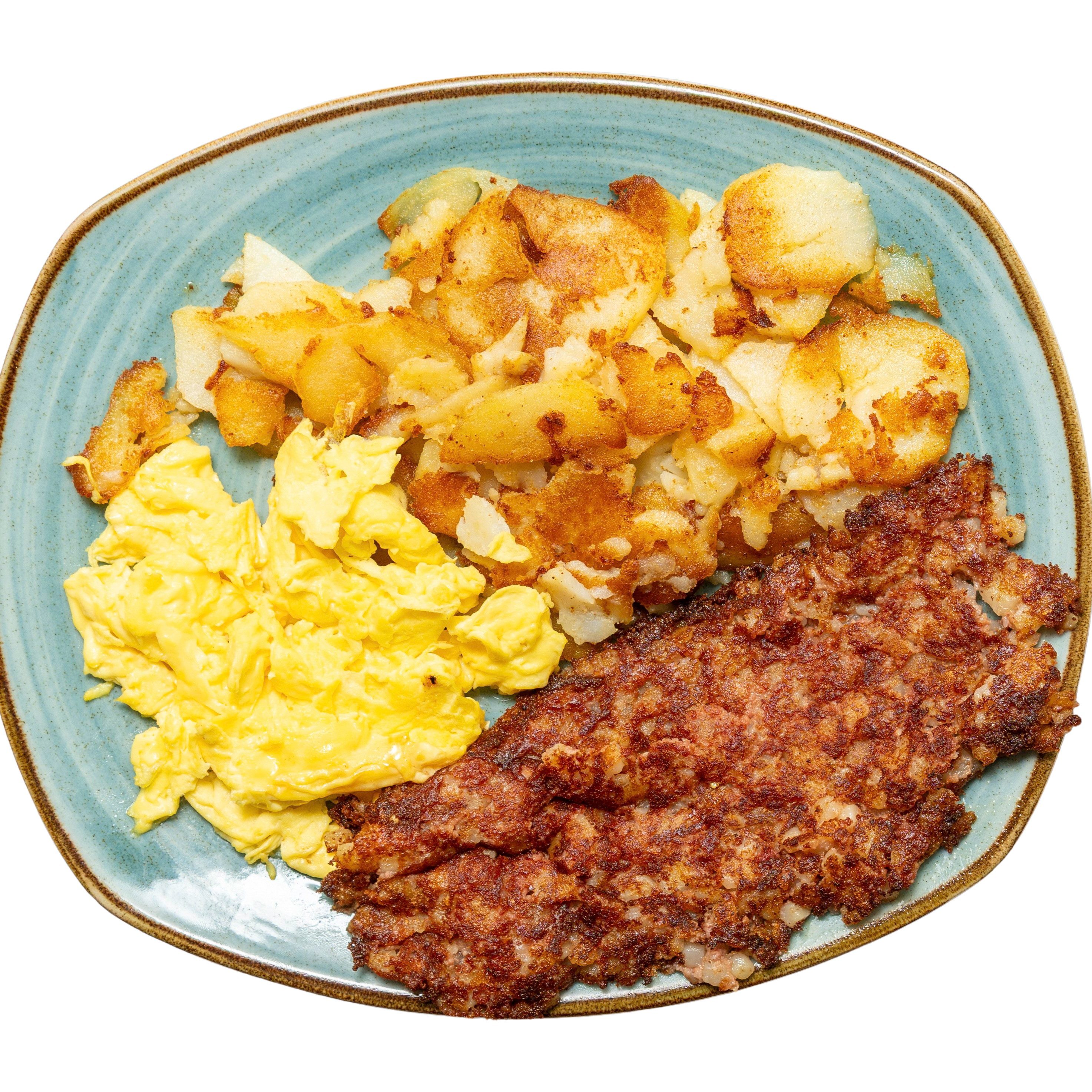 Corned Beef Hash Combo Plate.