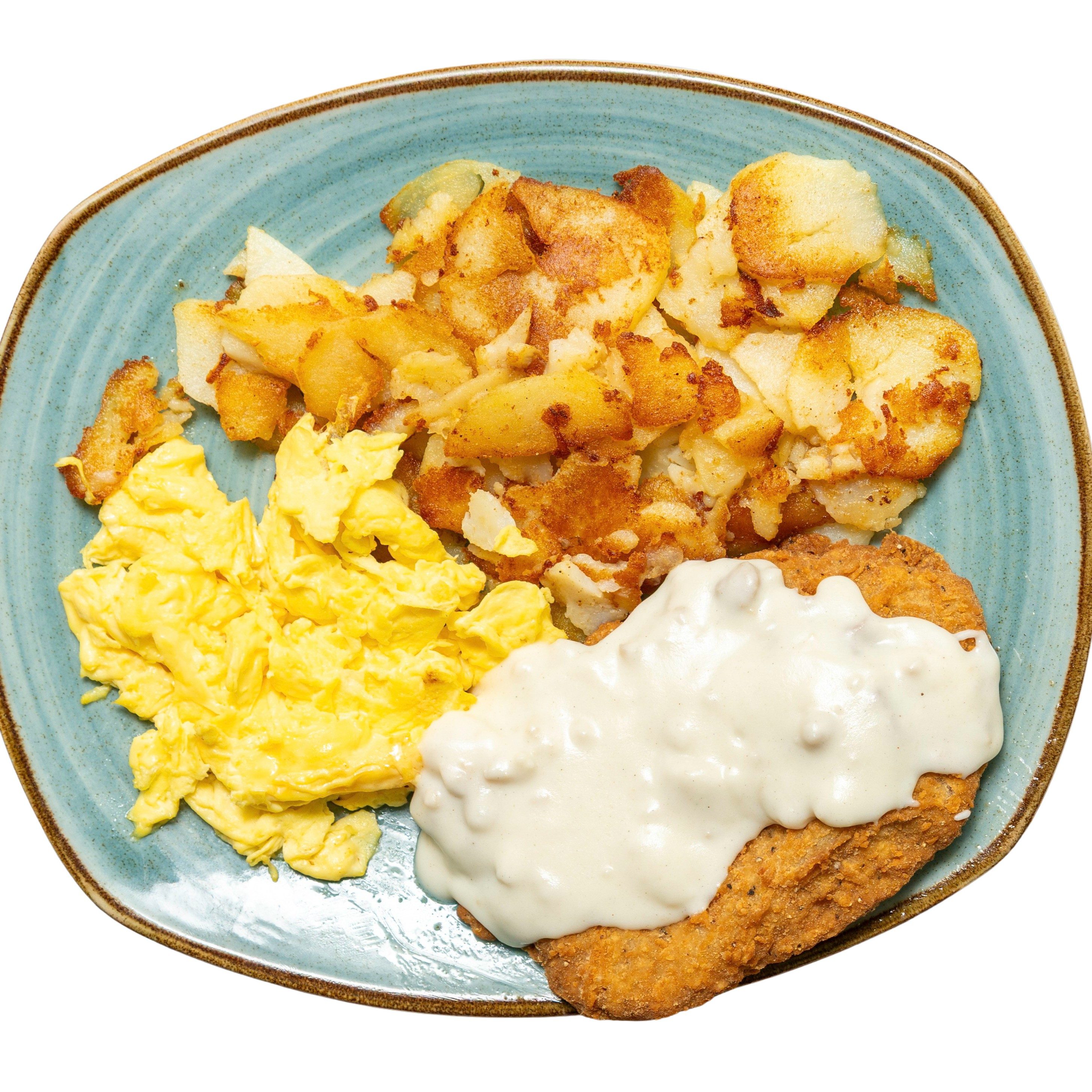 Country Fried Steak Combo Plate.
