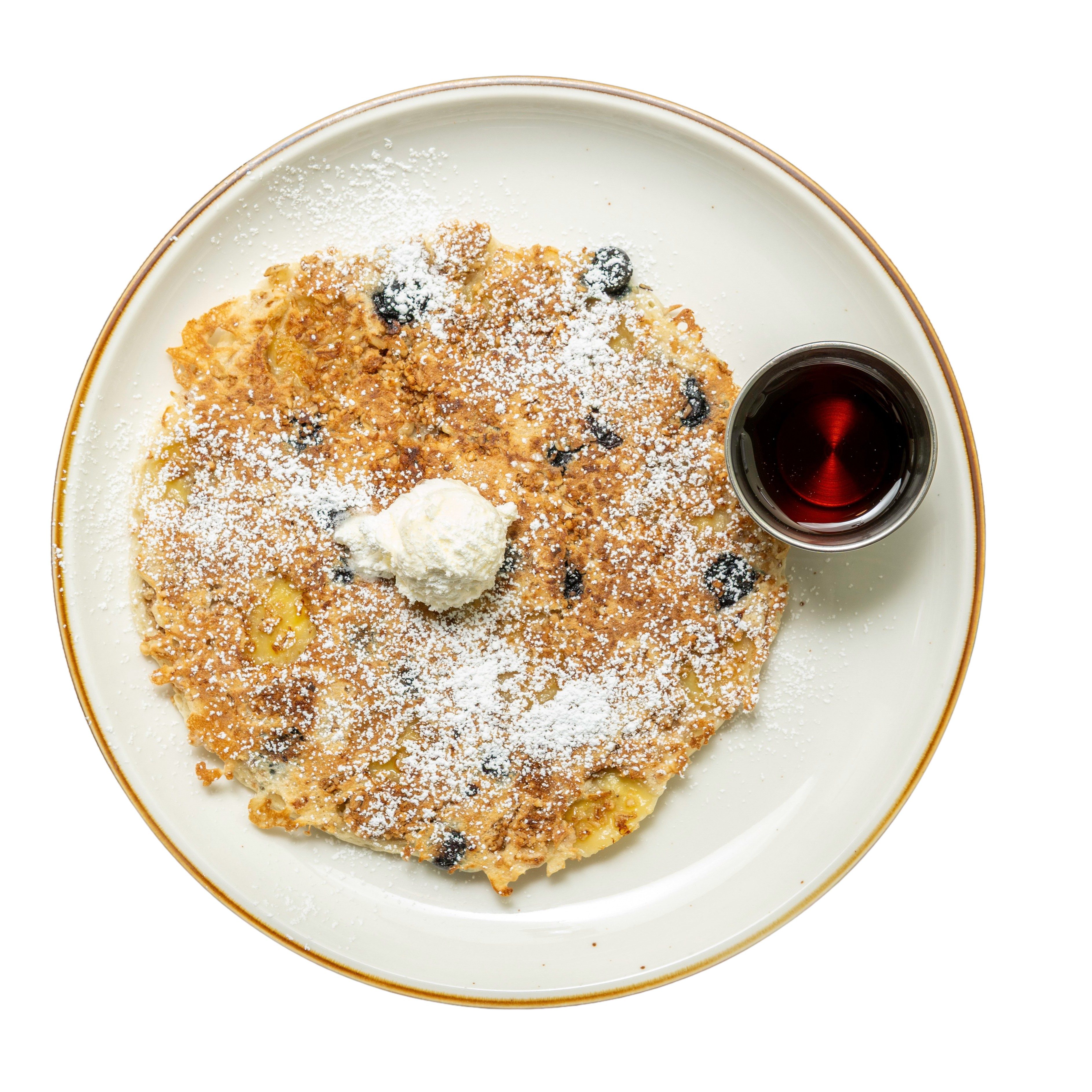 2 pcs Granola Pancakes.