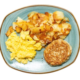 Turkey Patty Combo Plate