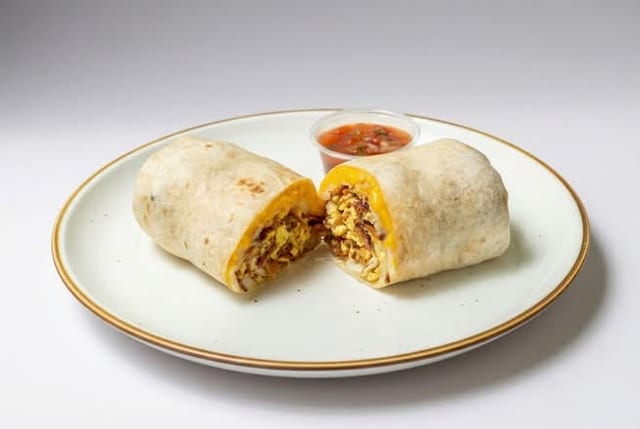 Egg Lover Breakfast Burrito.